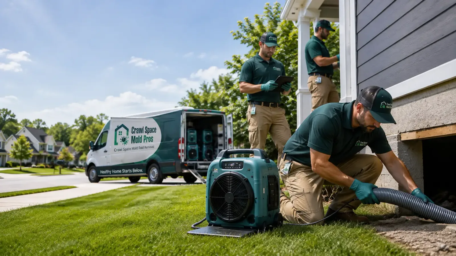 Crawl Space Mold Removal in Greenup, IL
